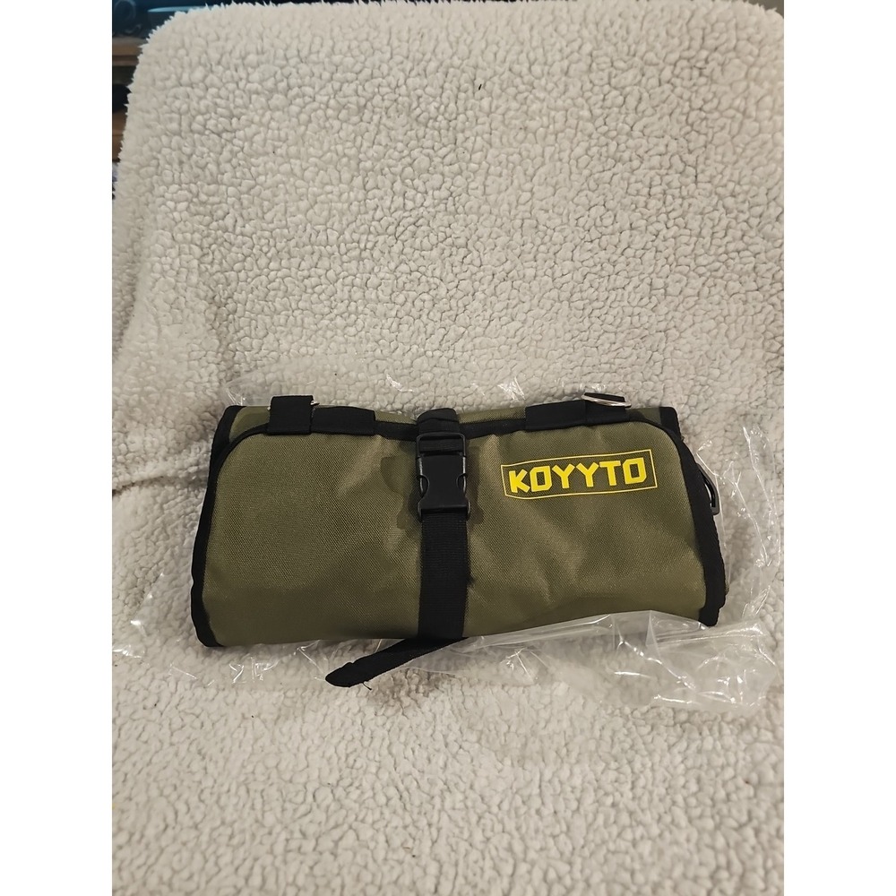 KOYYTO Premium Roll-Up Tool Bag | Heavy Duty, Waterproof | Small Travel Tool Bag